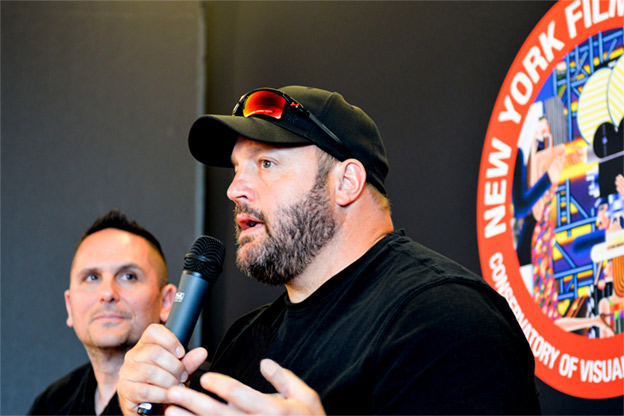 NYFA alumnus Michael Soccio with Kevin James