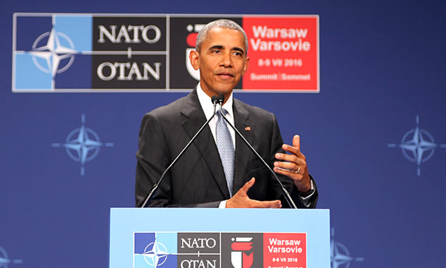 President Obama at NATO speech