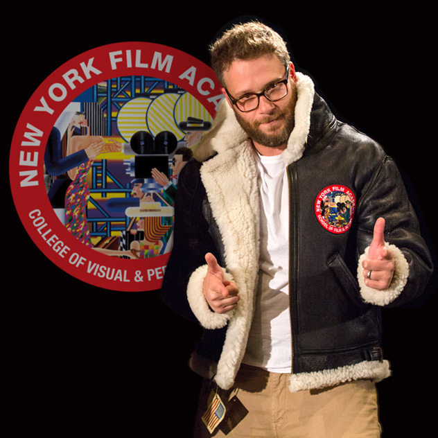 Thumbs up from Seth Rogen at NYFA