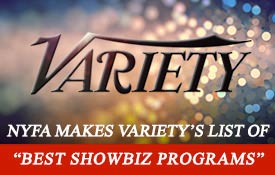 NEW YORK FILM ACADEMY MAKES VARIETY’S LIST OF “BEST SHOWBIZ PROGRAMS”