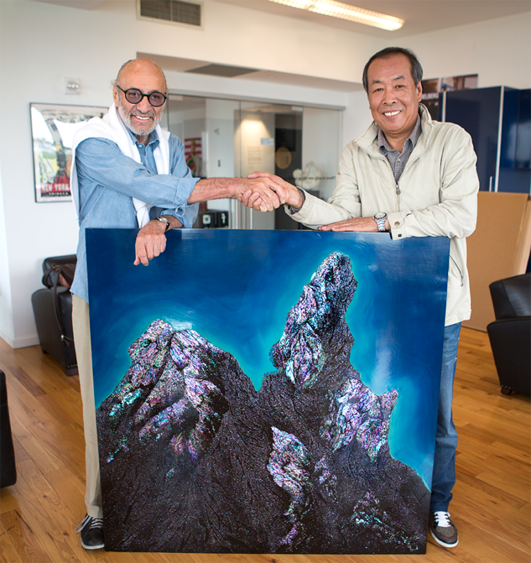 Korean Artist Jun Yong-Bok Offers Painting for NYFA