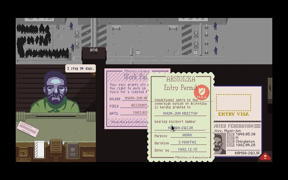 Papers, Please Short Film Released On  and Steam - mxdwn Games