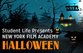 <strong>STUDENT LIFE PRESENTS A NEW YORK FILM ACADEMY HALLOWEEN</strong>