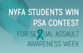 NEW YORK FILM ACADEMY OBSERVES SEXUAL ASSAULT AWARENESS WEEK