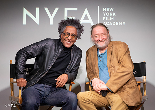 Andre Royo and Darren Dean at the New York Film Academy